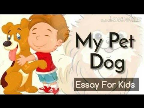 Few lines/paragraph/essay on "MY FAVORITE PET"/ Dog paragraph. Let's Learn English and Paragraphs. Video