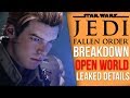 Star Wars: Jedi Fallen Order HUGE News - Open World, Leaked Details, Trailer Analysis Star Wars: Jedi Fallen Order HUGE News - Open World, Leaked Details, Trailer Analysis