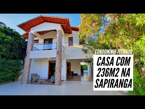 Casa DUPLEX em condomínio fechado 236m² na SAPIRANGA - Fortaleza/CE