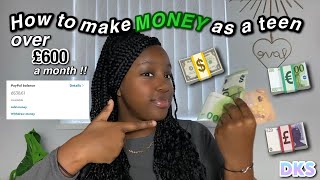 How to make FAST + EASY money as a teen! *12,13,14+*