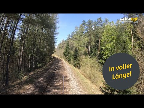 Führerstandsmitfahrt von Hausach nach Freudenstadt mit bwegt auf der Kinzigtalbahn