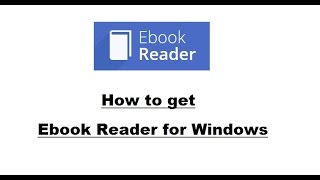 Install epub / ebook reader in PC