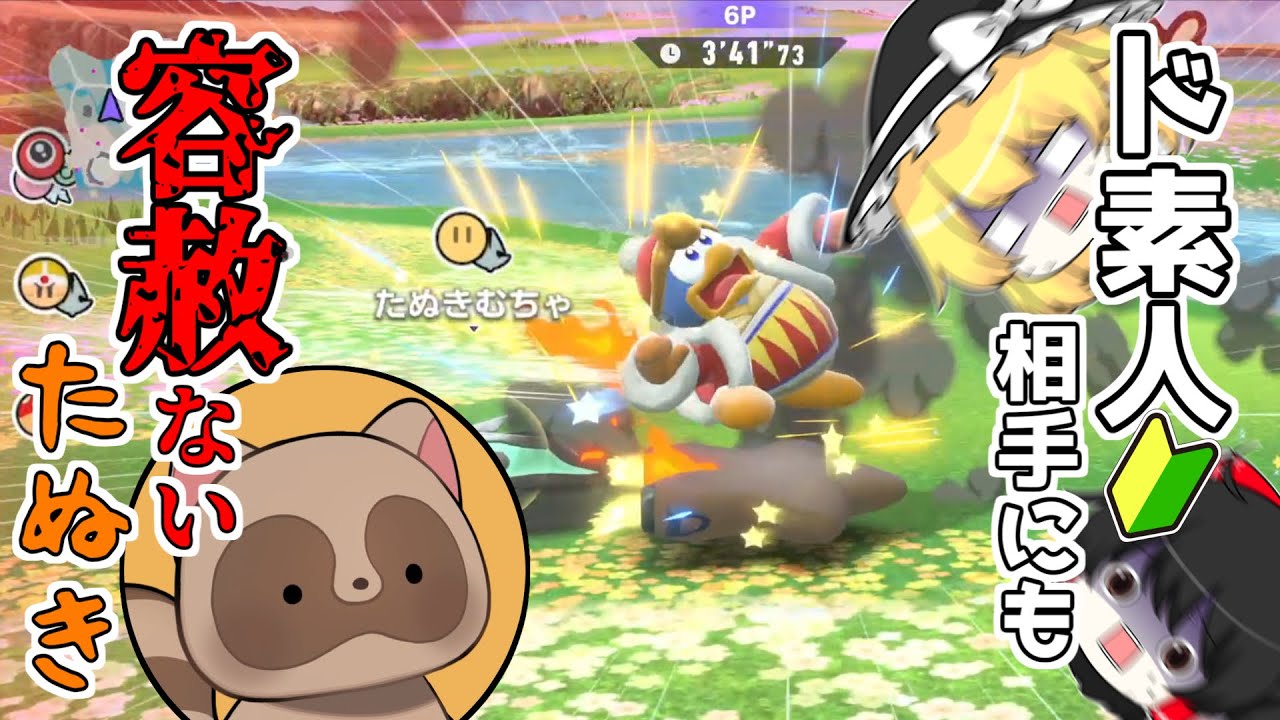 むちゃたぬきさんの配信にお呼ばれしてきました　【カービィのエアライダー】：おためしライド