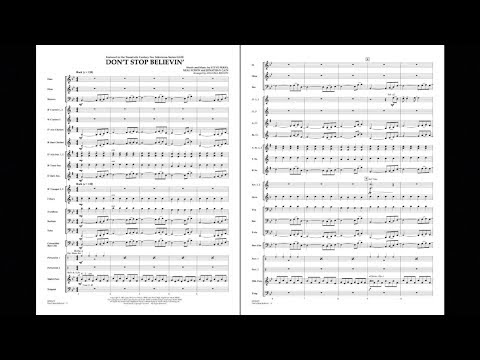 Don't Stop Believin' arranged by Michael Brown