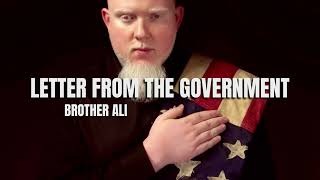 Letter From The Government - Brother Ali [Clean]