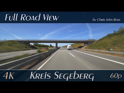Kreis Segeberg, Schleswig-Holstein, Germany: Autobahn (A20), Geschendorf - B206, Bad Segeberg - 4K