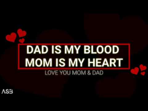 Love You Mom Dad Whatsapp Status 30 Sec Kokh Ke Rat Me