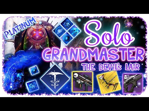 Solo 1370 Ordeal Grandmaster Nightfall Hunter - The Devil's Lair - Destiny 2 - Commentary