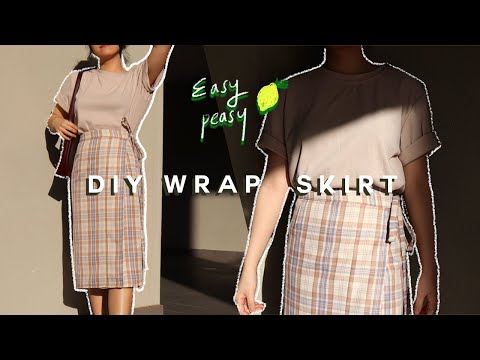 DIY / How To Make a Wrap Skirt (BEGINNER FRIENDLY) + PATTERN!