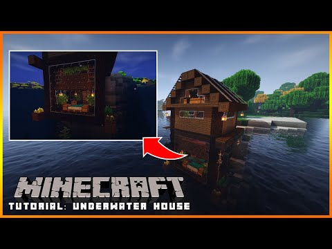 Insane Underwater Beach House Build in Minecraft 1.15.2