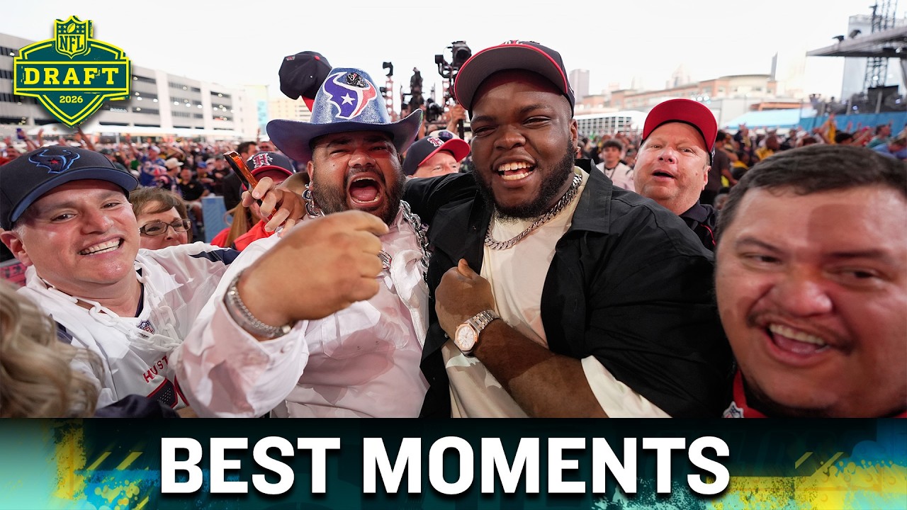 The BEST Moments from Day 2 of the 2026 NFL Draft