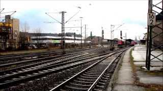preview picture of video 'DB 140 353-4 passes Lehrte Bahnhof 12 Feb 2014'
