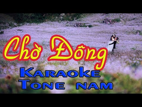 Karaoke Chờ Đông tone nam