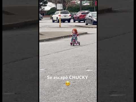 CHUCKY GET AWAY 😵‍💫 #creepy #mystery #paranormal #scary #fear #chucky