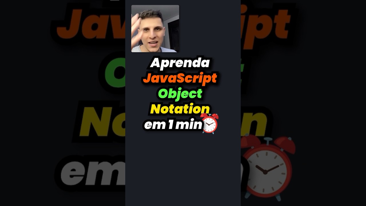 Aprenda JSON em 1 minuto! #curiosidades #dev #vocesabia