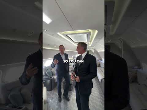 CRAZY $50,000,000 private jet!