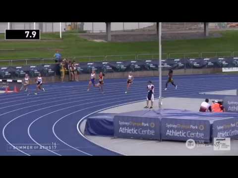 U13 Girls 200m - Final 1 - Asics Australian Little Athletics Championships