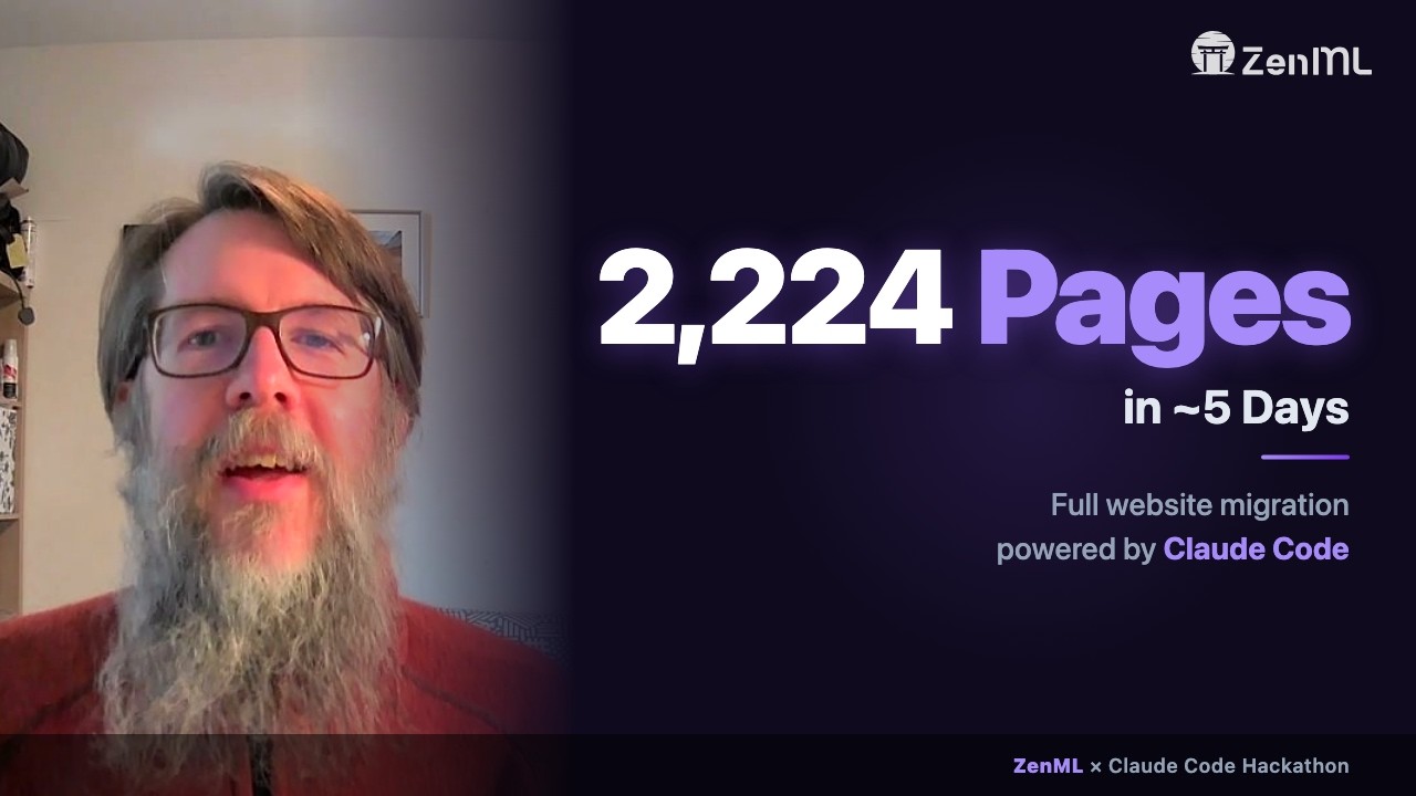 ZenML project preview