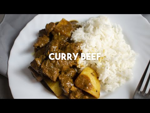 JAMAICAN STYLE CURRY BEEF | Tender and hearty
