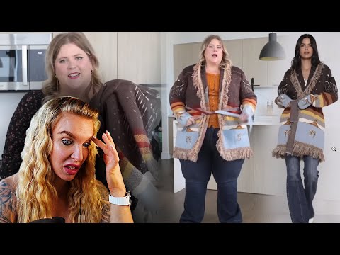 BodyBuilder Reacts To Glitter&Lazers Forcing Her Way In XXXL Clothing And Thinking They Fit