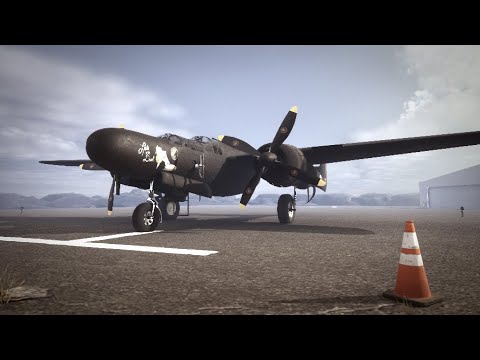 P-61 Black Widow Start Up