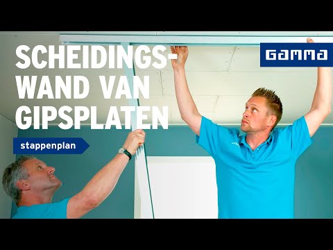 SCHEIDINGSWAND MAKEN met gipsplaten | Wanden en plafonds | How to met GAMMA
