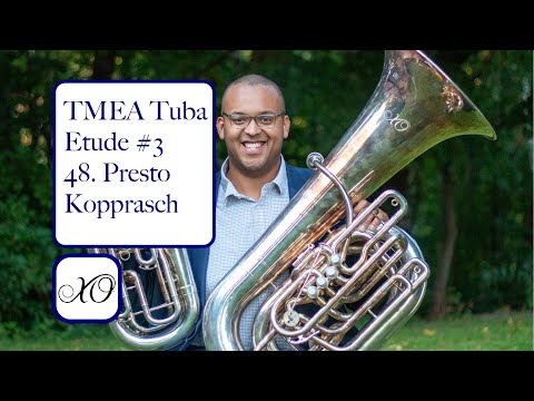 2025-26 TMEA Tuba Etude #3 Kopprasch #48 Presto [SPONSORED BY XO]