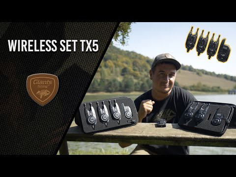GIANTS FISHING - Sada hlásičov Wireless Set TX5 (3ks hlásič + prijímač)