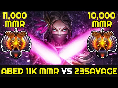 ABED 11K MMR Mid vs 23SAVAGE 10K MMR - 29min Fast End Totally Outplayed 7.26 Dota 2