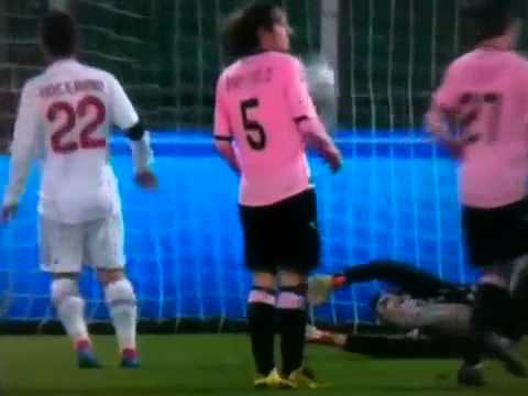 Palermo-Milan 0-4 26a giornata serie a
