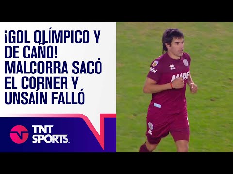 ¡GOL OLÍMPICO y DE CAÑO! MALCORRA ejecutó el CÓRNER y UNSAIN tuvo una floja respuesta ⚽️