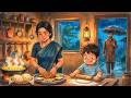 Electricity Breakdown Dinner In Cozy Monsoon Village Lifestyle Of 1990s