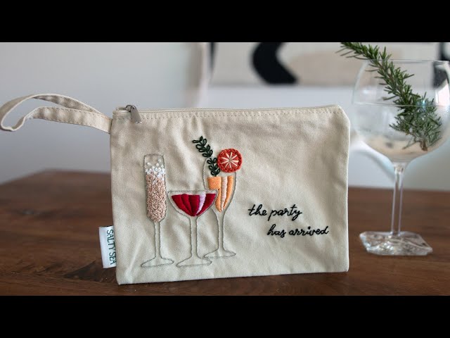 Tanne & Tonic - Festliches Stickset Kosmetiktaschen