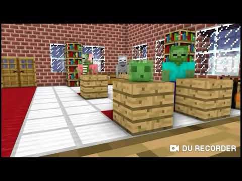 Monster school singing challenge minecraft animation