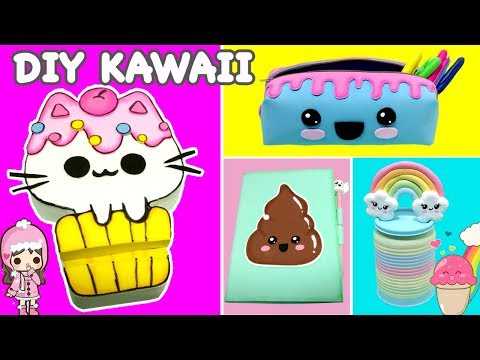 Diy Kawaii Com Material ReciclÁvel 8 Ideias Feat Poly Gonçalves