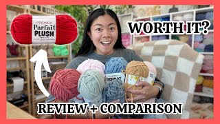 Premier Parfait Plush: My Honest Review, Comparing to Different Yarns, & Testing It Out 🧶