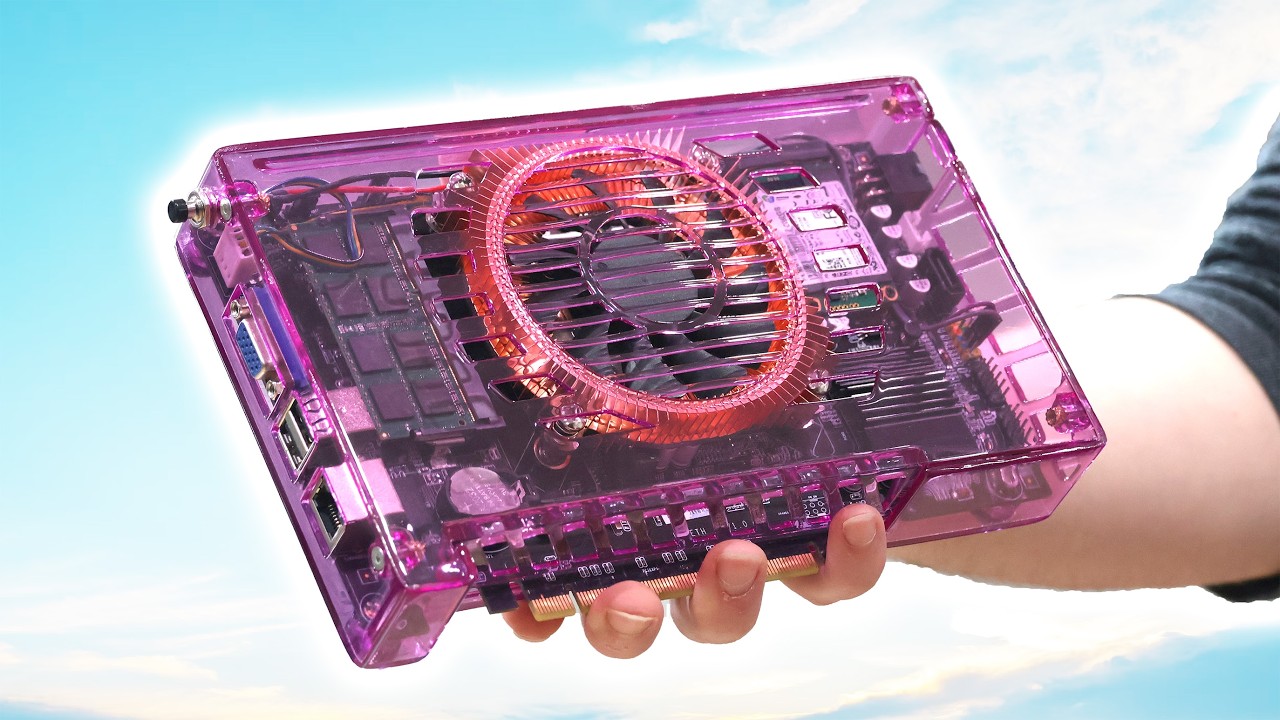 Gaming on a GPU but actually it's a Computer