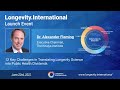 Longevity International Launch Event Dr Alexander Fleming