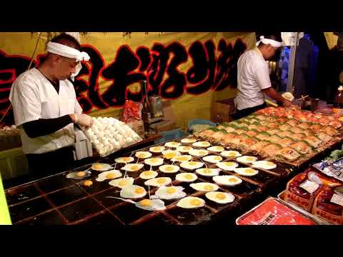 その場でファンが出来るお好み焼き屋さん　2017年　職人芸　Street Food Japan okonomiyaki