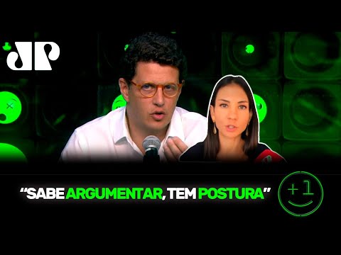 RICARDO SALLES ELOGIA AMANDA KLEIN: "TEM FIBRA PARA SABER DEBATER" | +1