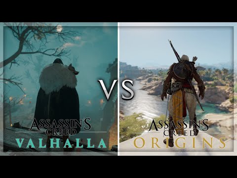 Assassin's Creed Valhalla VS Origins | Assassination Animations [Comparison Video]
