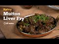 The Best Ever Mutton Liver Fry Spicy Mutton Liver Fry Mutton Liver Fry Recipe Cookd