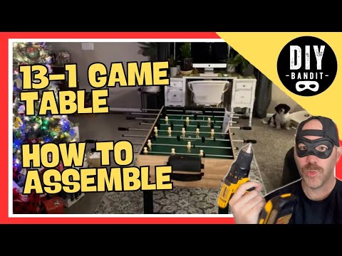 🔥 13-in-1 Game Table Instructions - Best Choice Products / Tzumi   |   How to Assemble Instructions