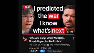 Professor Jiang: World War 3 Has Already Begun, Let Me Explain! in 8min