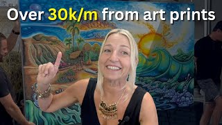 How I Make Over $30K/Month Selling Art Prints