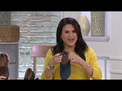 Clarks Unstructured Leather Slip-On Shoes - Un Loop 2 Walk on QVC