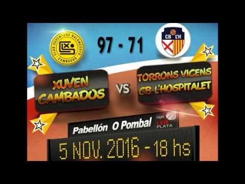 Xuven Cambados 97 - 71 L'Hospitalet J6 LEB Plata