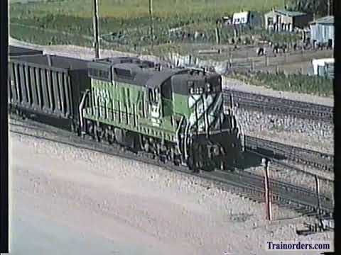 Classic Railroad Series 784 - Burlington Northern in Nebraska June 27, 1993.