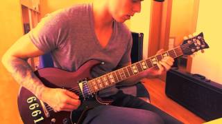 Burn Halo - Dirty Little Girl(ft. Synyster Gates)(guitar cover)+SOLO