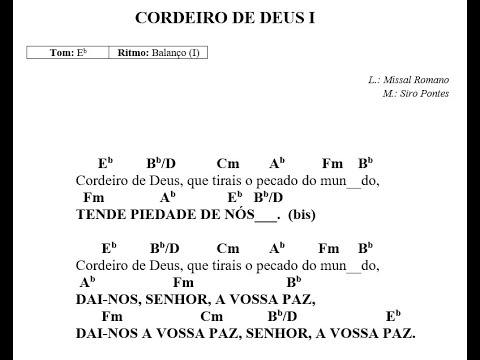 Cordeiro De Deus - Coro da Arquidiocese de…